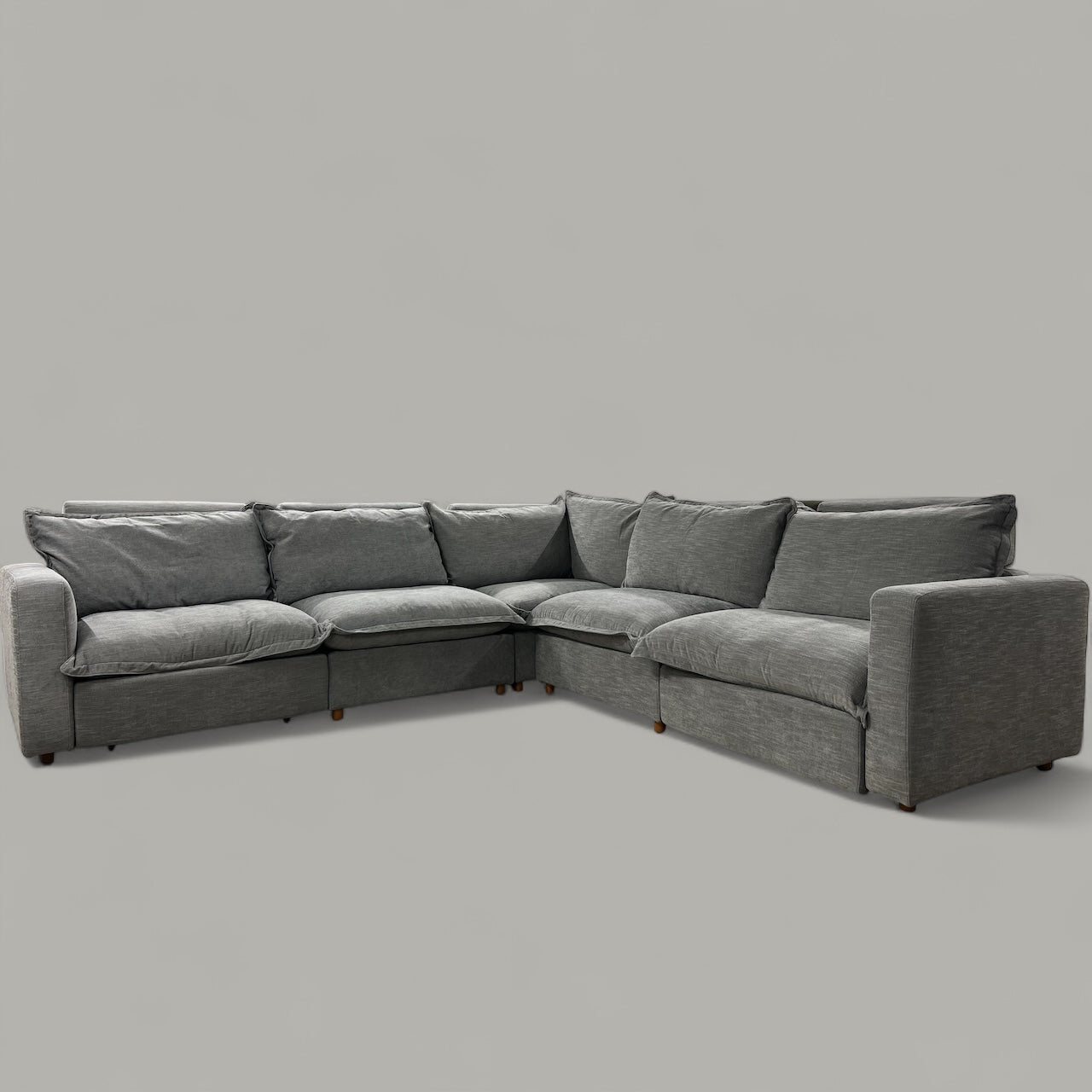 HomeBody Luxe L-Shape Sectional – 5-Seat Corner