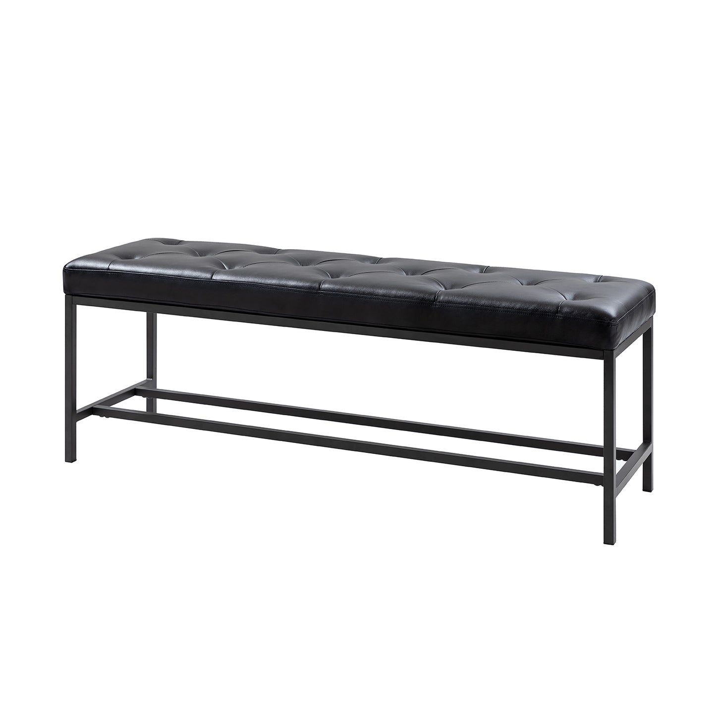 Jakob Upholstered Bench-BLACK