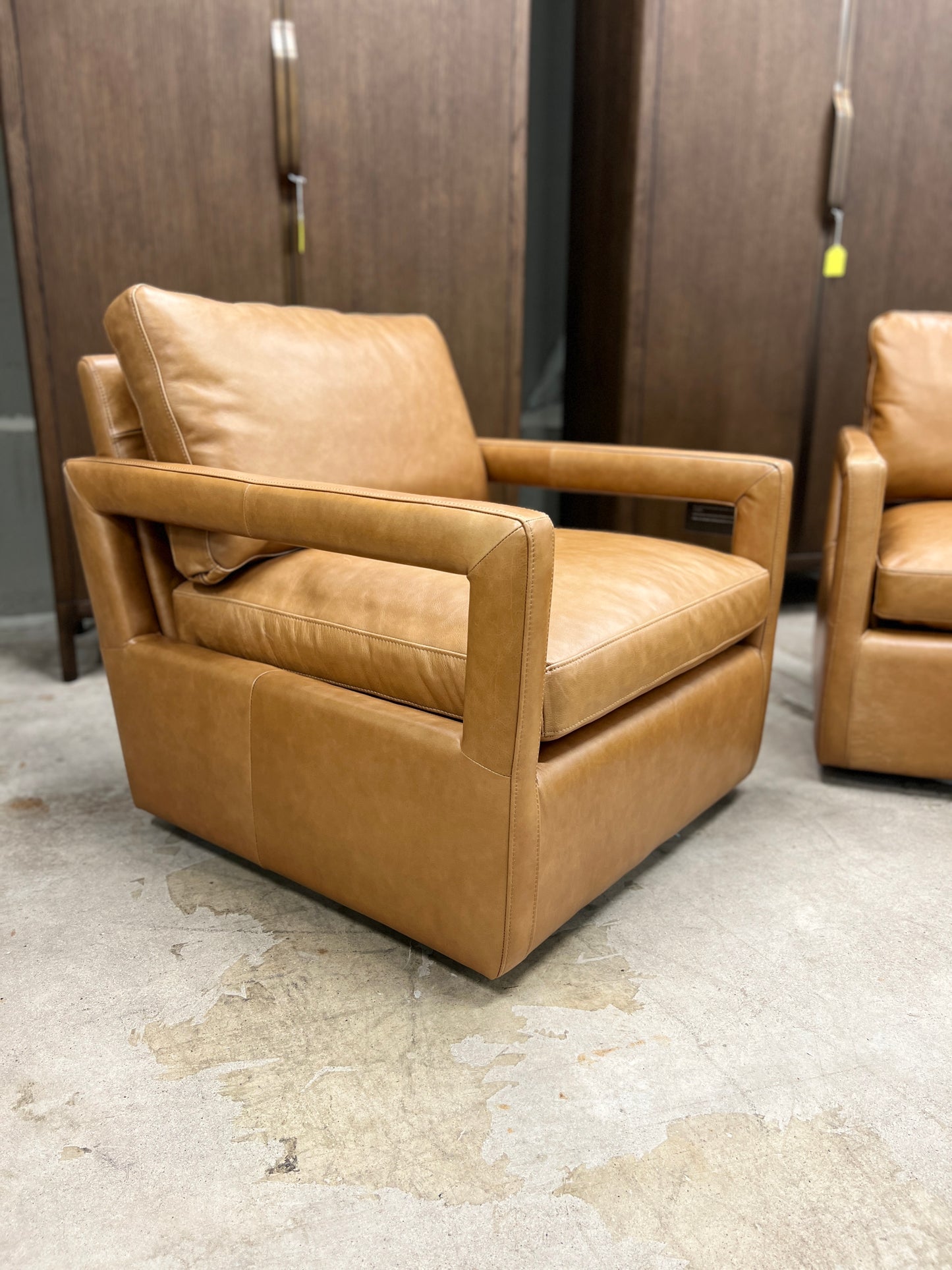 Olson Sonoma Butterscotch Swivel Chairs (Set of 2)