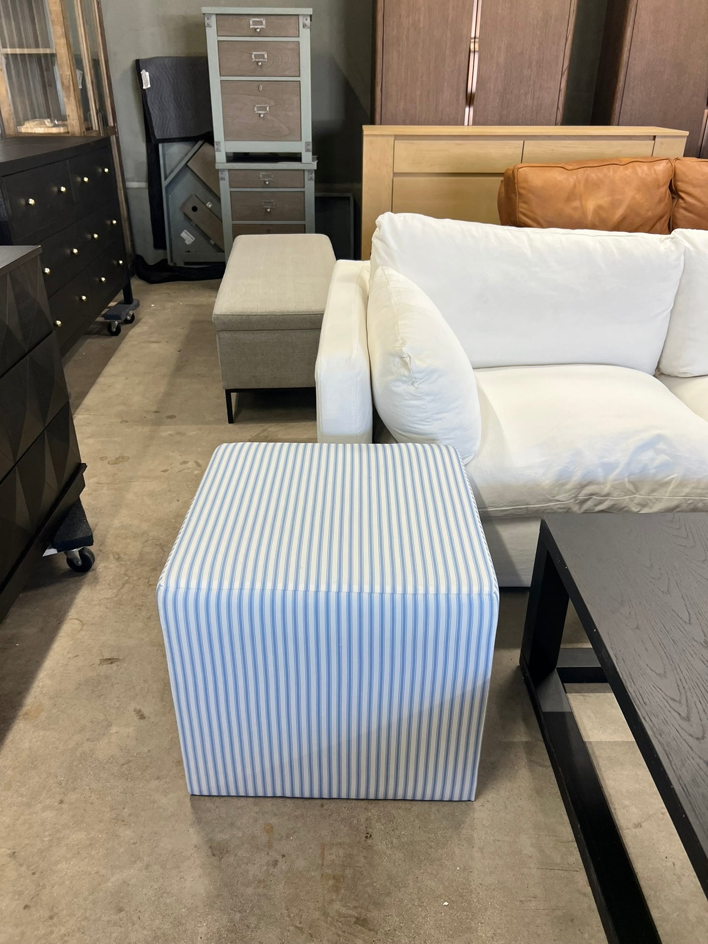 The Inside Cube Ottoman – New, Open Box