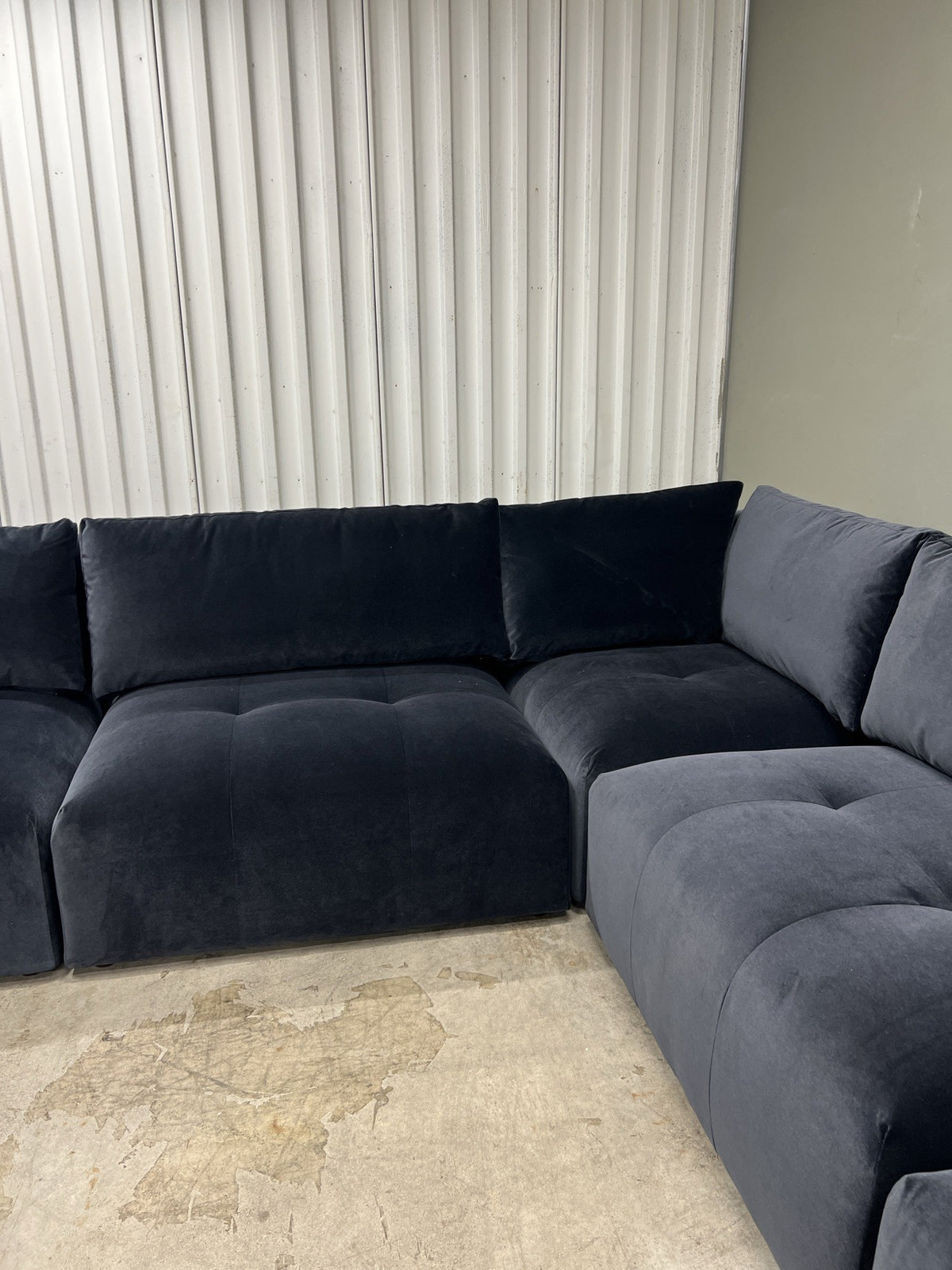 Arhaus Keegan Sectional - Banks Midnight