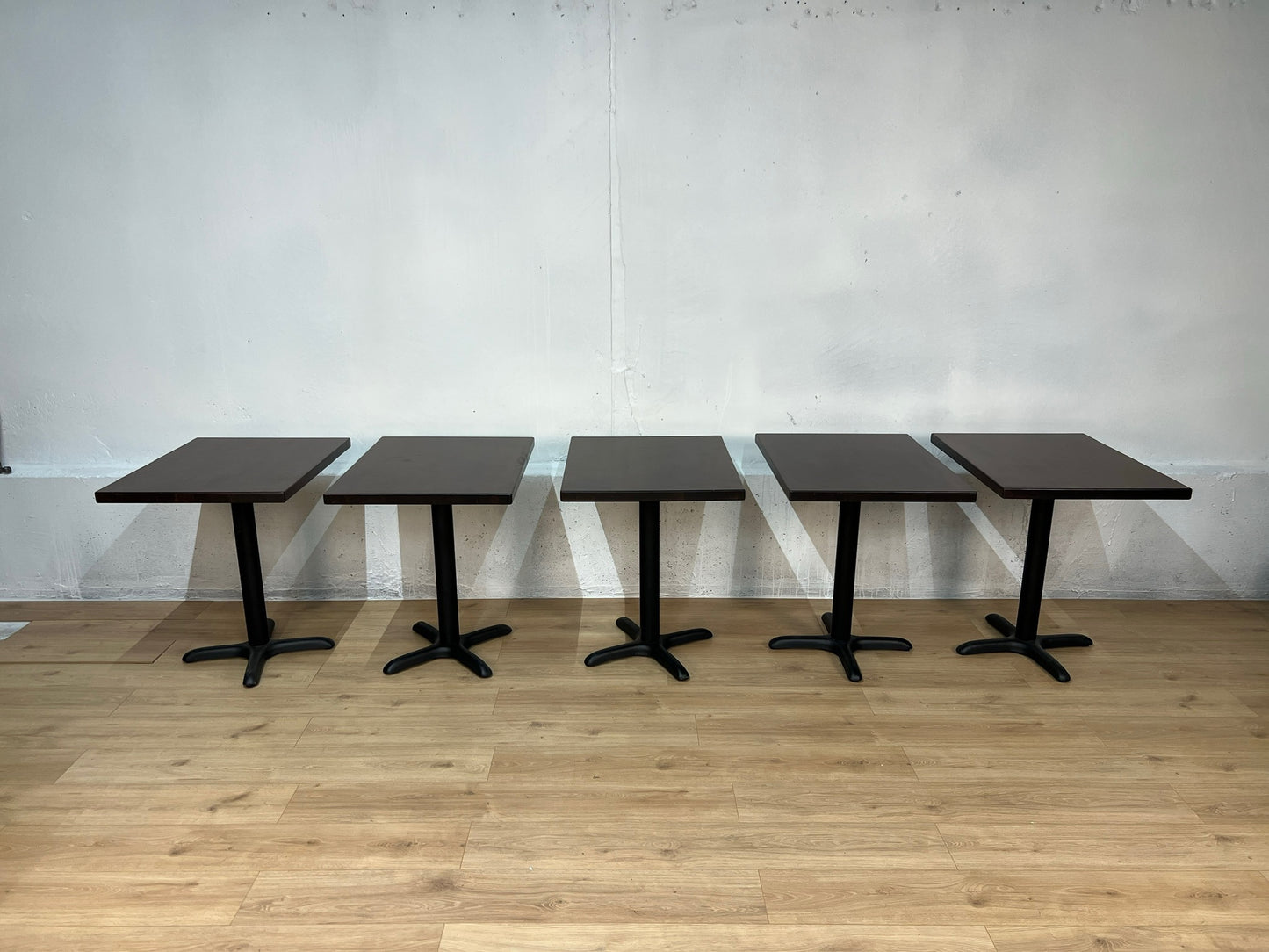 Restaurant / Café Solid Wood Dining Tables – 5 Available
