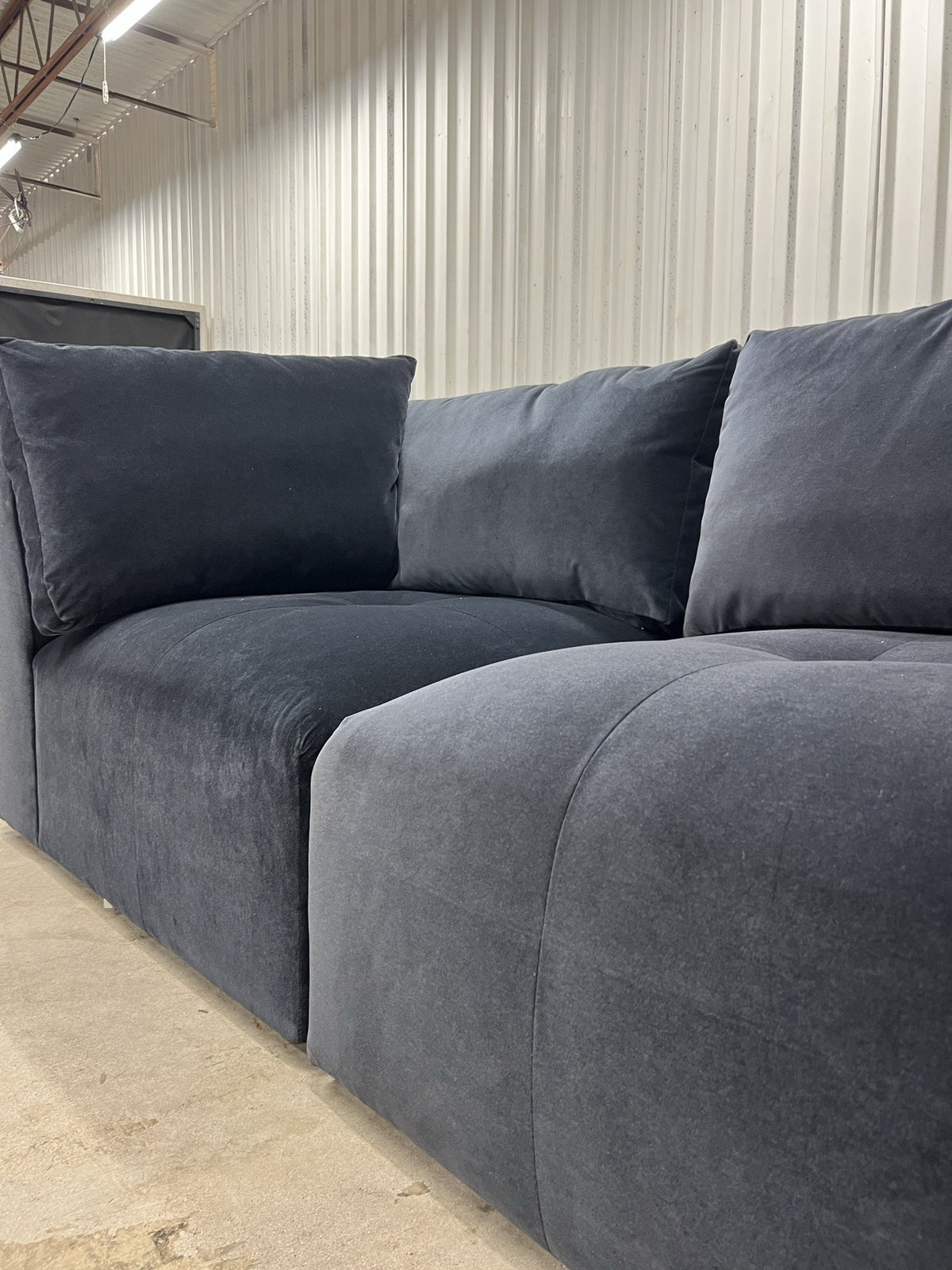 Arhaus Keegan Sectional - Banks Midnight