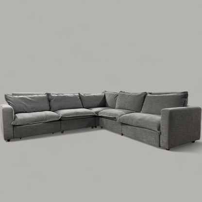HomeBody Luxe L-Shape Sectional – 5-Seat Corner