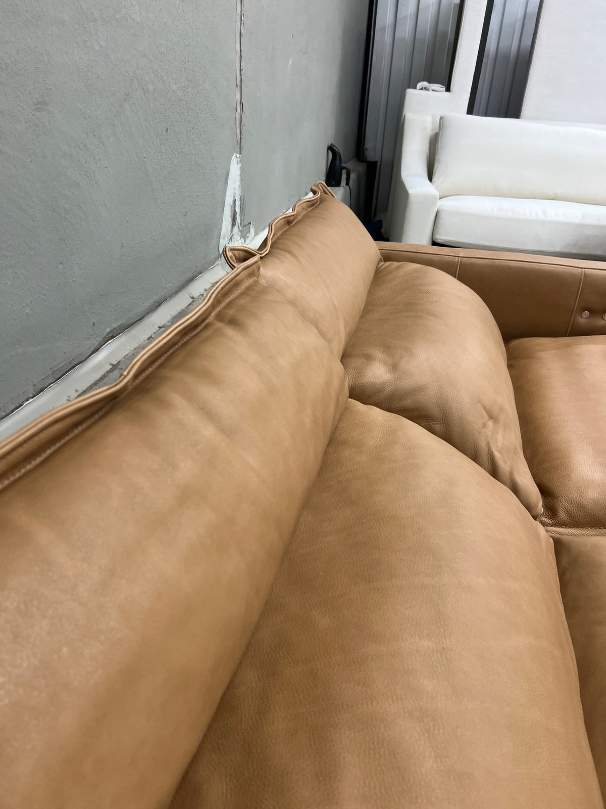 Arhaus Rowland Two-Piece Reclining Sofa - Lanie Camel
