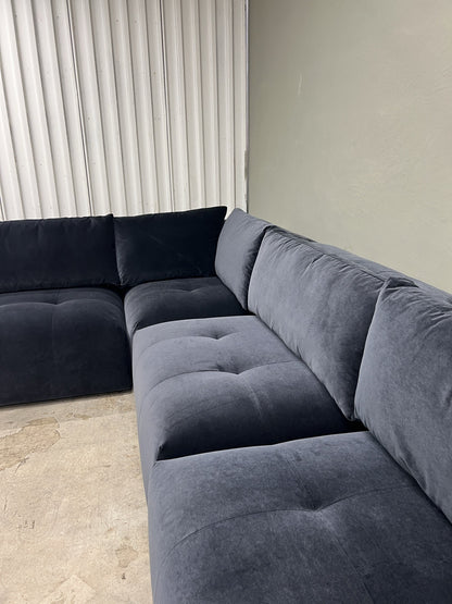 Arhaus Keegan Sectional - Banks Midnight