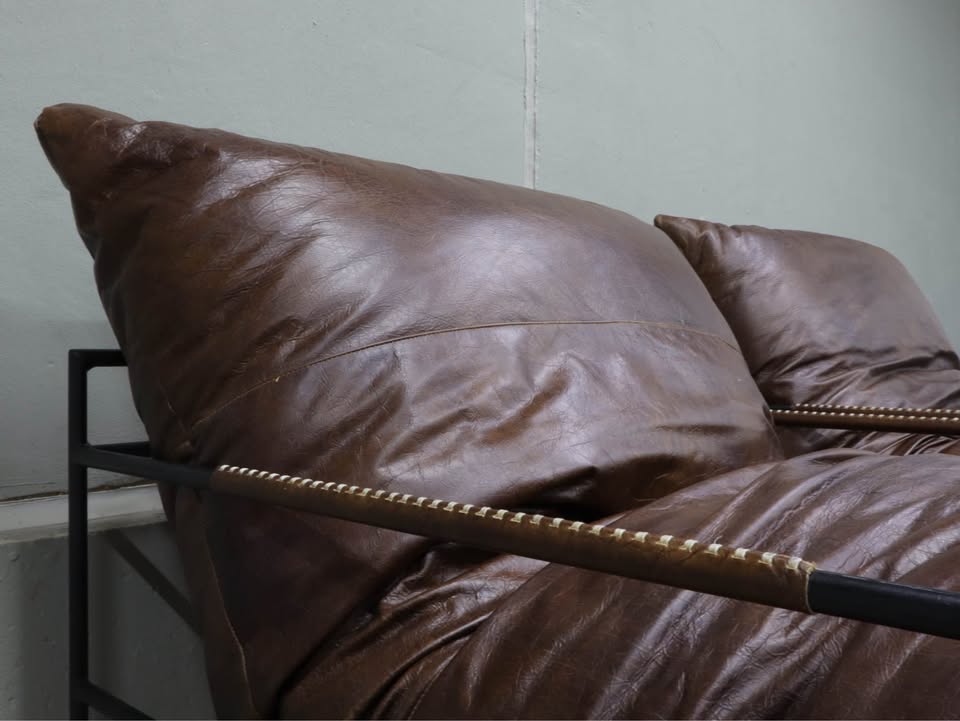 Classic Home Palermo Leather Accent Chairs Chestnut (Set of 2 Available)
