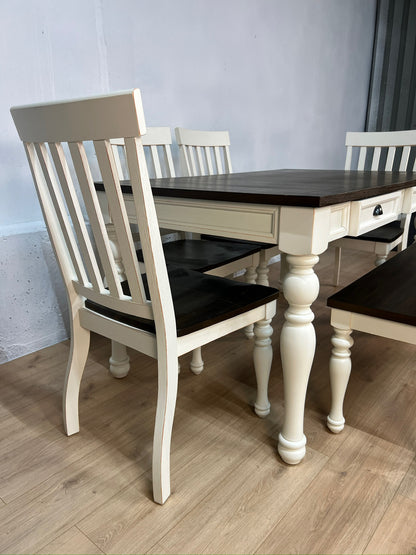 Steve Silver Jasper Dining Set with Bench