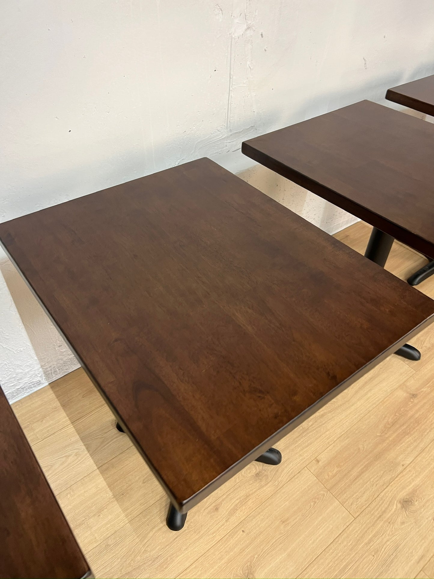 Restaurant / Café Solid Wood Dining Tables – 5 Available