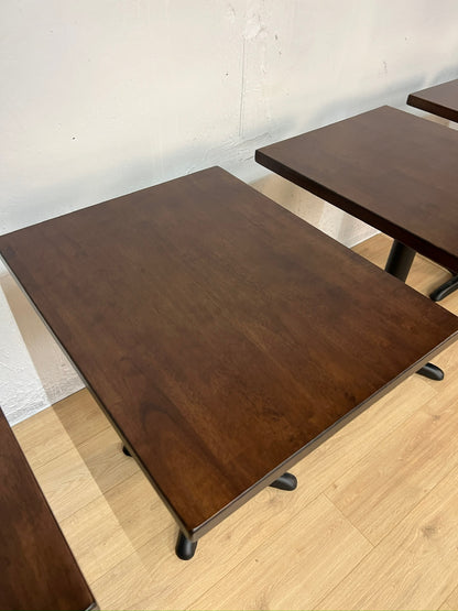 Restaurant / Café Solid Wood Dining Tables – 5 Available