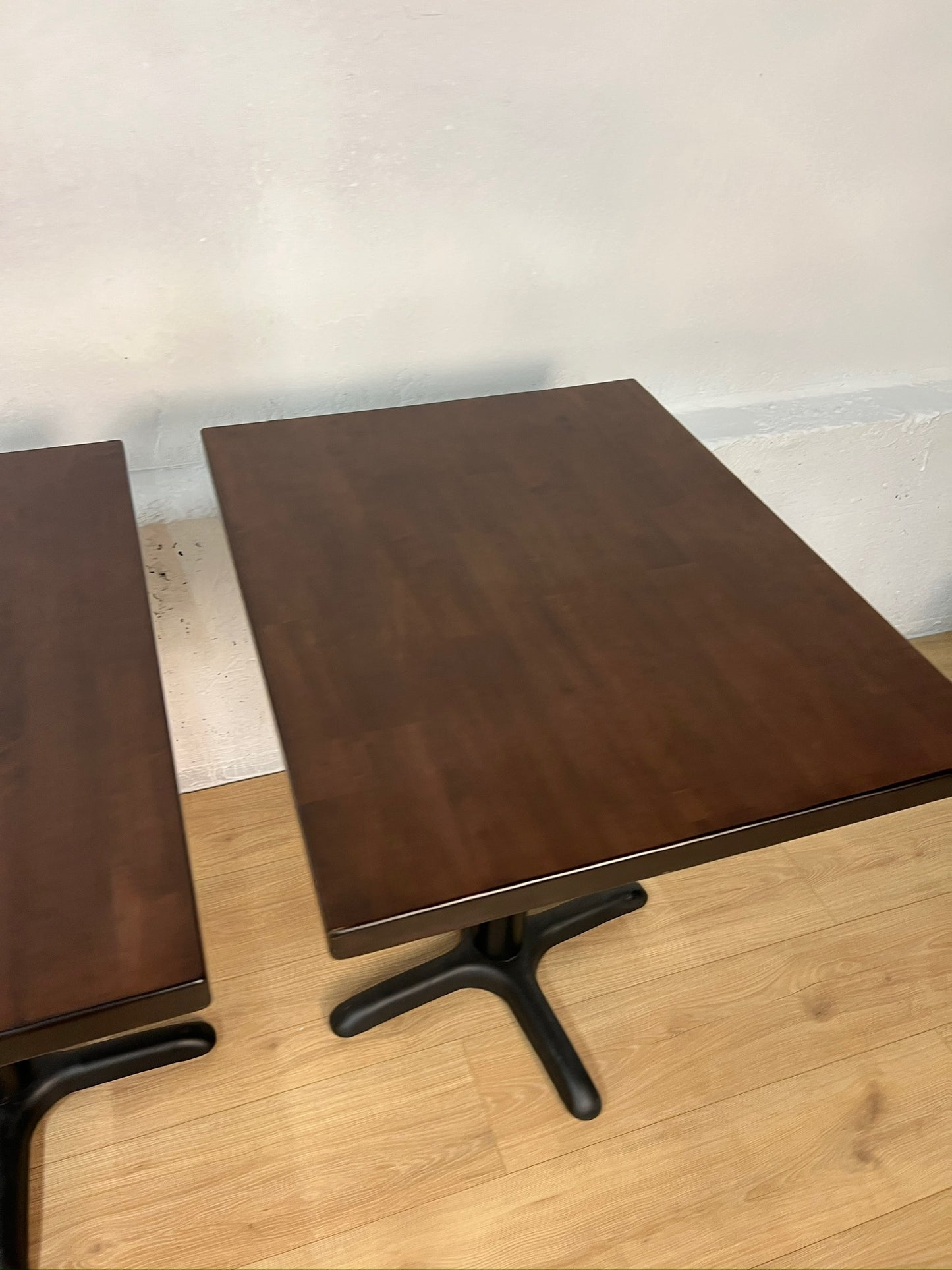 Restaurant / Café Solid Wood Dining Tables – 5 Available