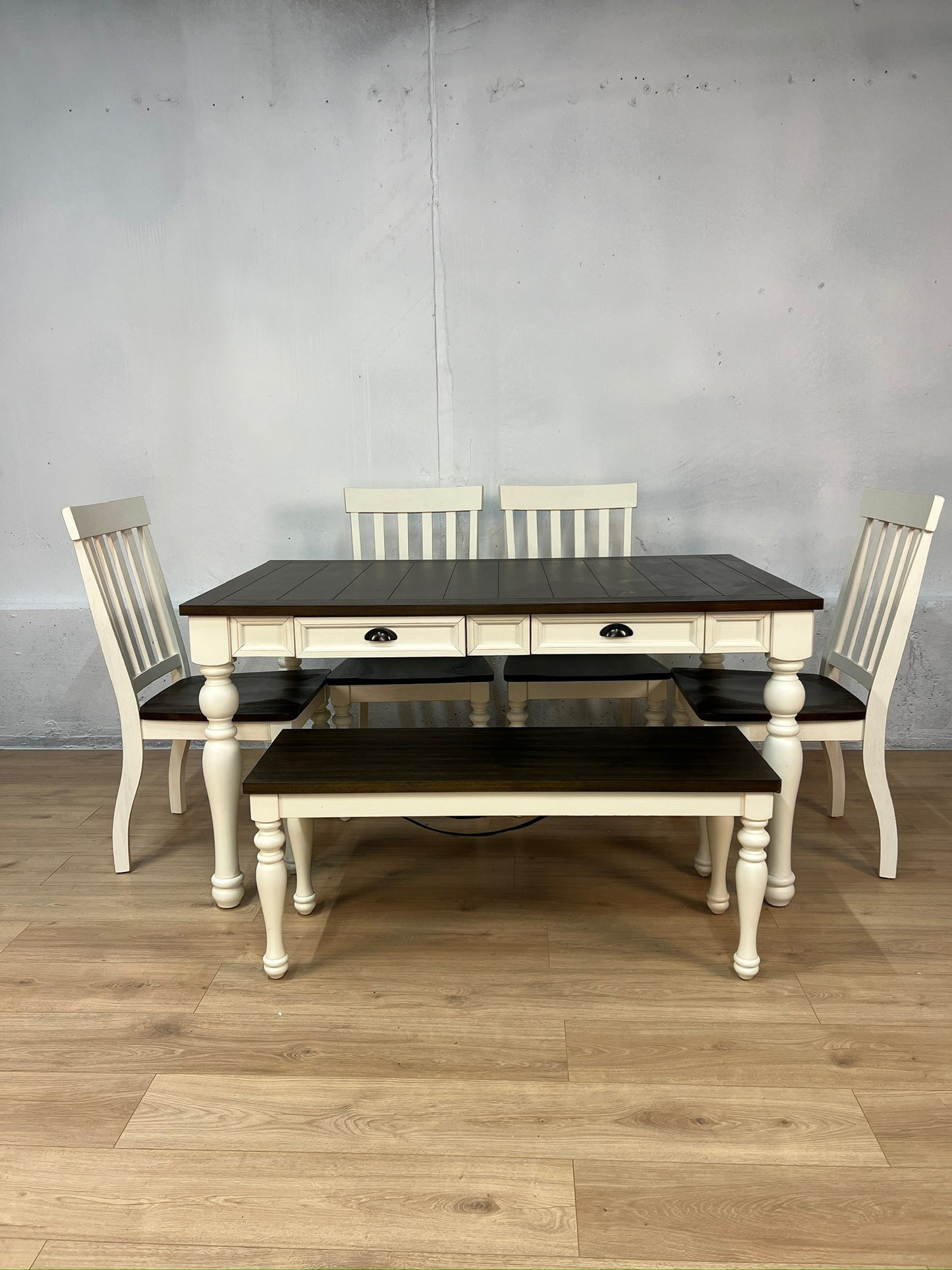Steve Silver Jasper Dining Set with Bench