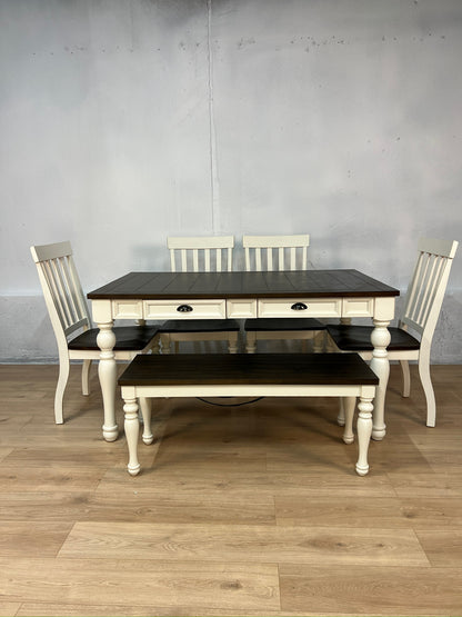 Steve Silver Jasper Dining Set with Bench
