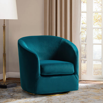 Amarante Swivel Chair-TEAL