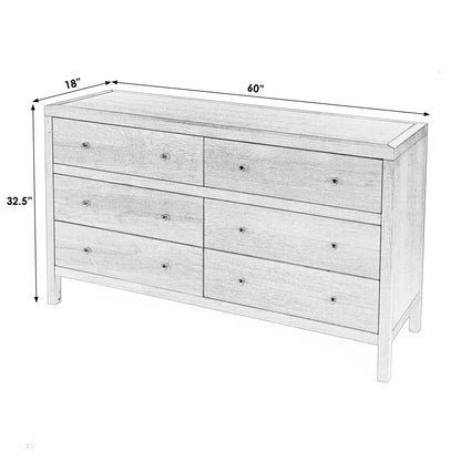 Joss and Main Celine 6-Drawer Dresser – New, Open Box
