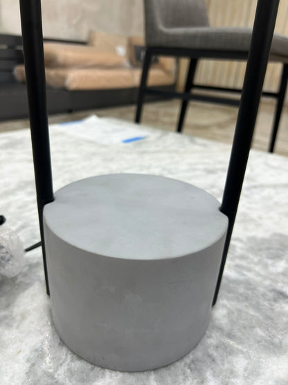 UMA 27.75" Table Lamp – Blackened Bronze & Concrete