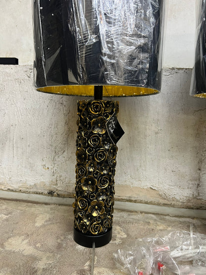 John-Richard Distressed Blooms Table Lamps – Set of 2