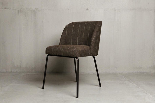 Interior Define: Graham Metal Framed Upholstered Chairs