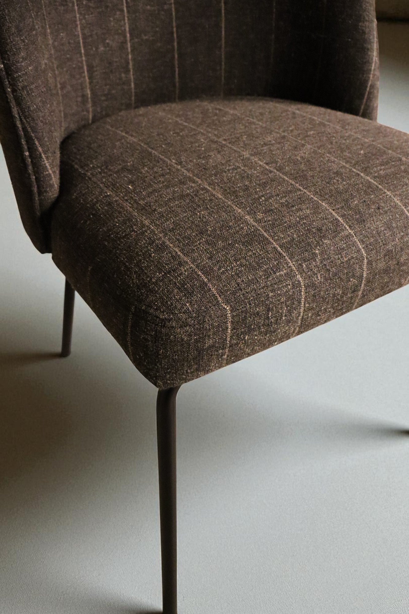 Interior Define: Graham Metal Framed Upholstered Chairs