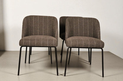Interior Define: Graham Metal Framed Upholstered Chairs
