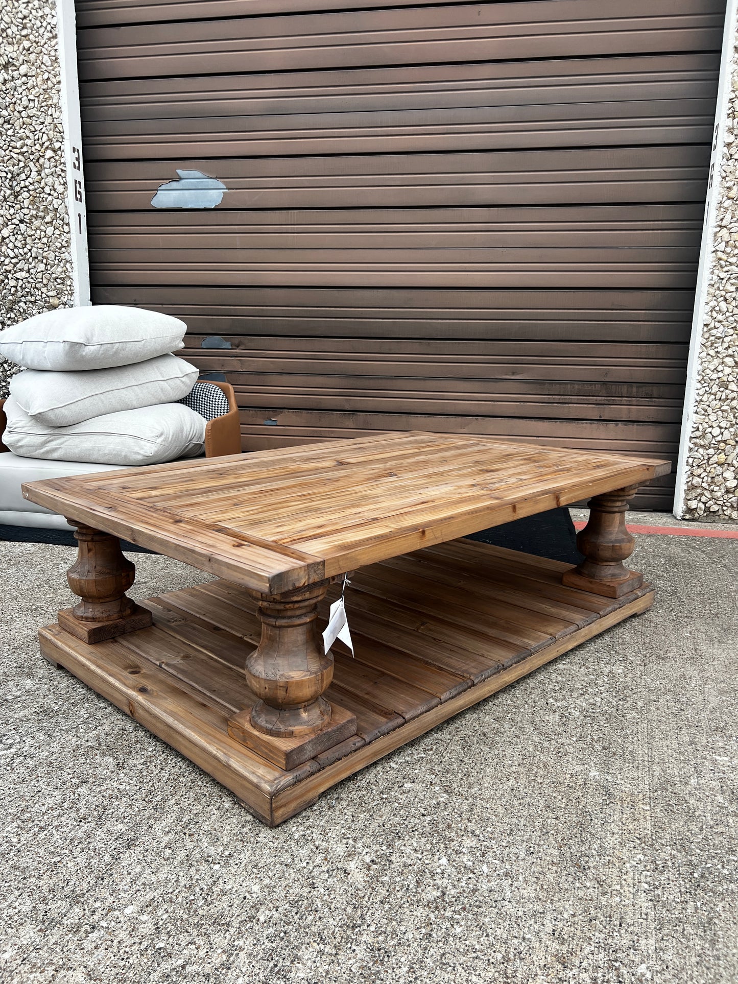 60" Solid Wood Coffee Table