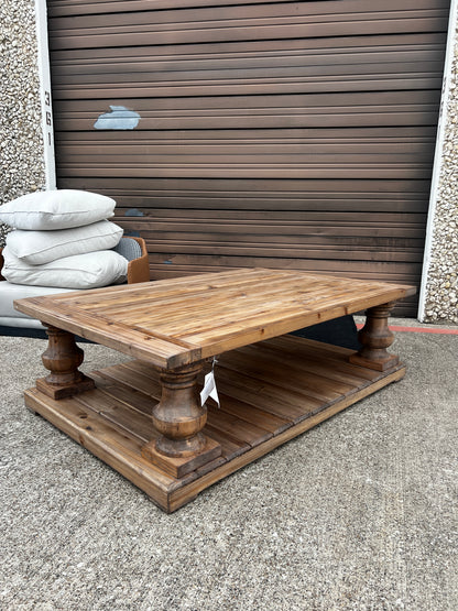 60" Solid Wood Coffee Table