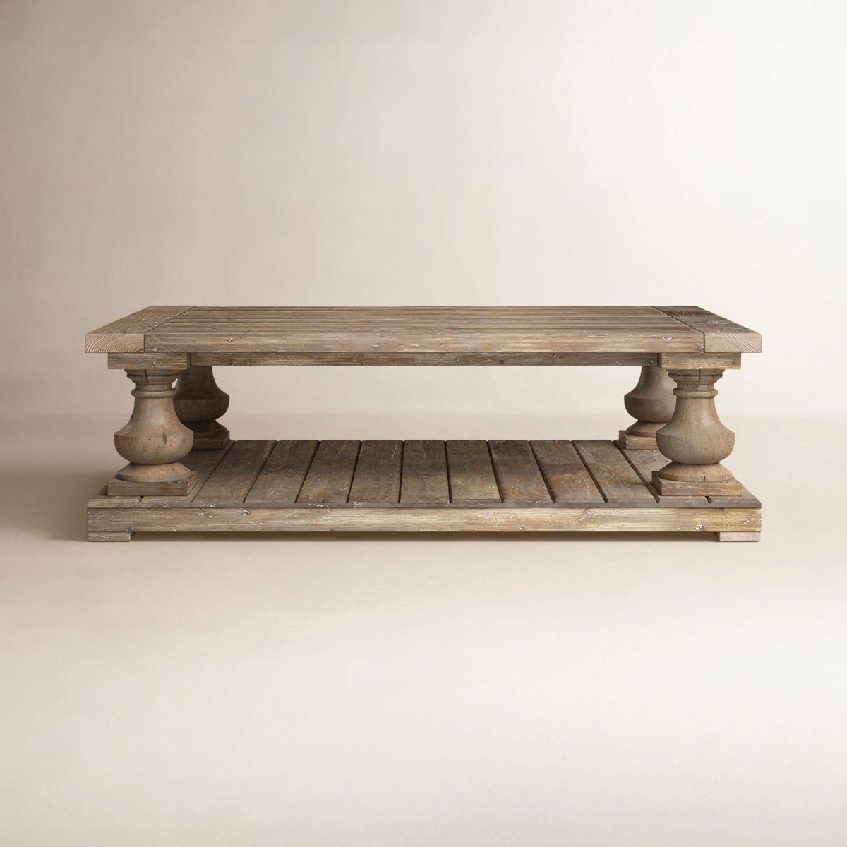 60" Solid Wood Coffee Table
