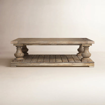 60" Solid Wood Coffee Table