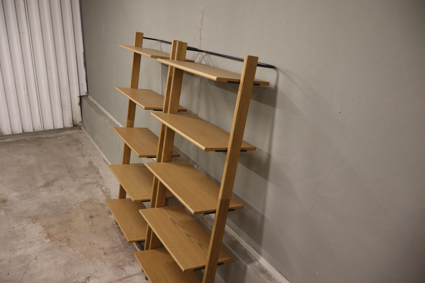 Title Double Fully Open Bookshelf