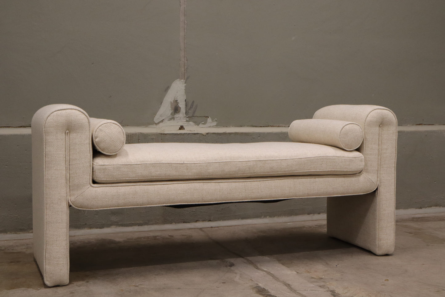 Mitchell Bench, Thames Cream by Four Hands