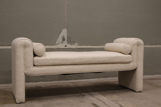 Mitchell Bench, Thames Cream by Four Hands