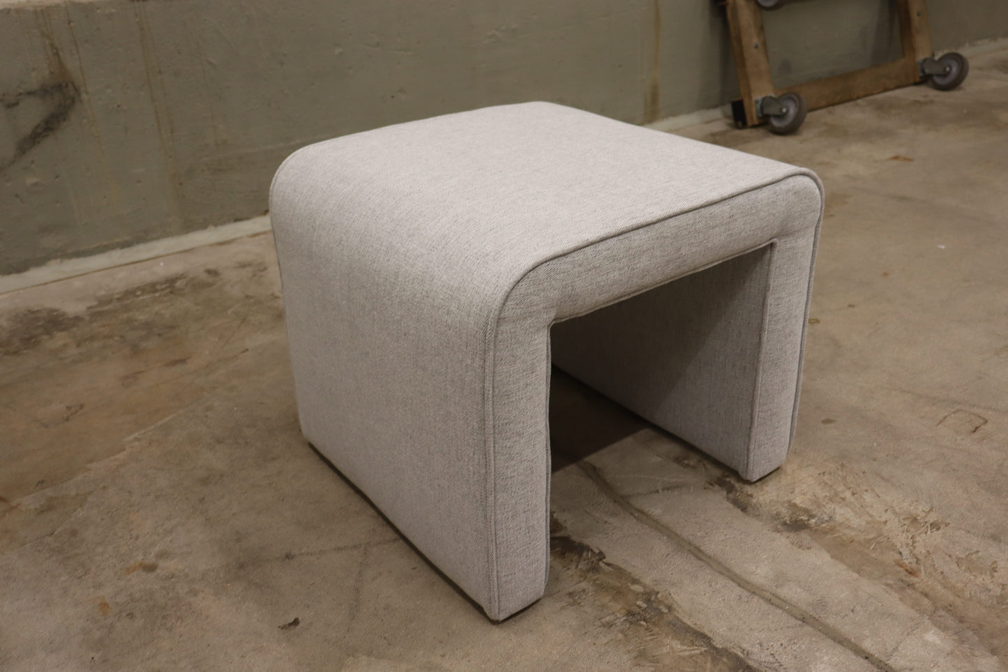 Fully Upholstered Stool Ottoman