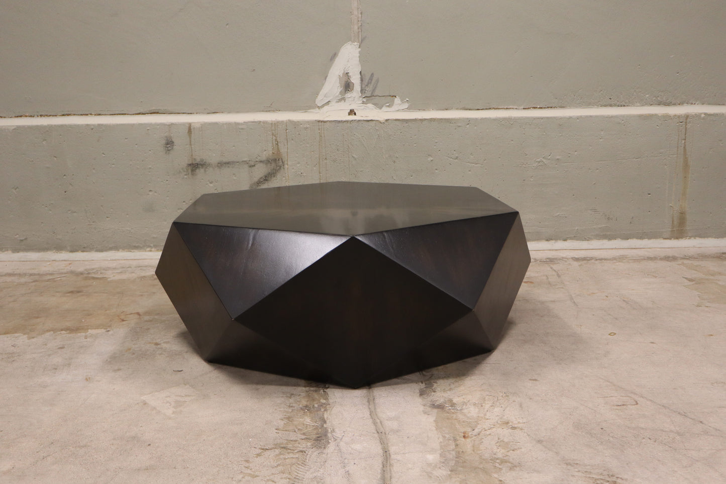 38 inches Retro Coffee Table with Embossed Design Ready to Use.