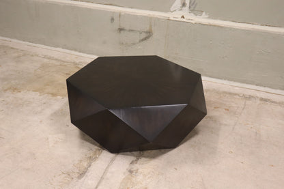 38 inches Retro Coffee Table with Embossed Design Ready to Use.