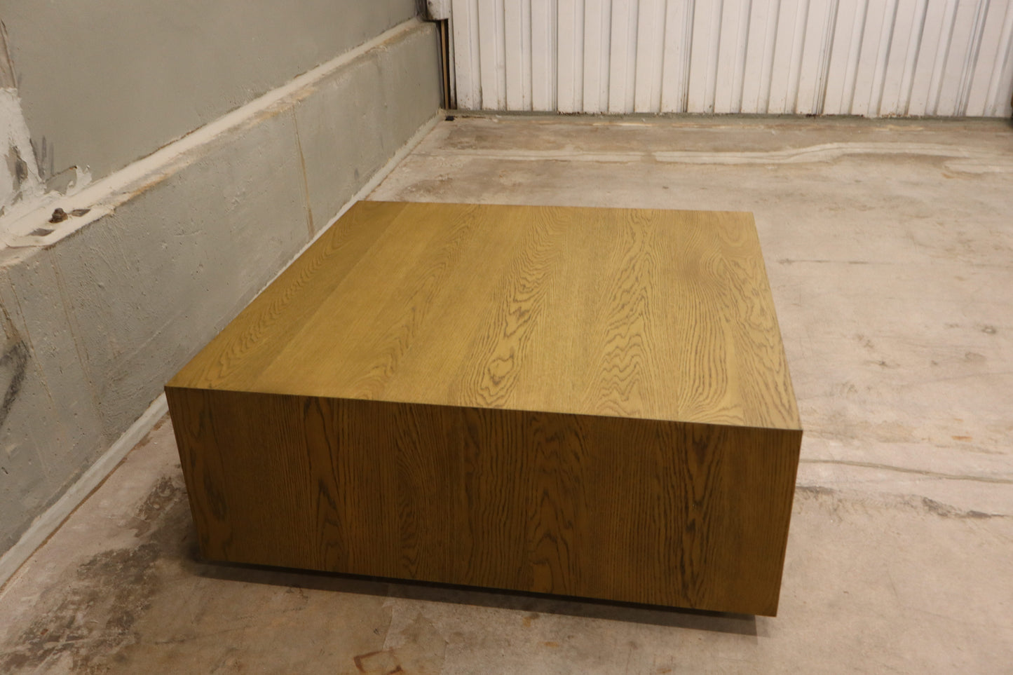 Coffee Table with Casters in Light Brown