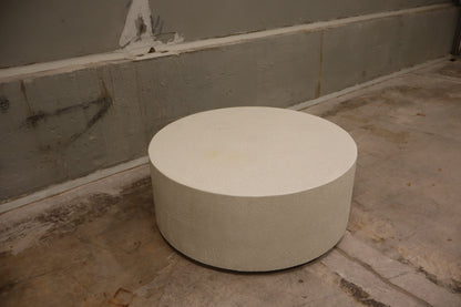 Elements coffee table - Microcement - Off White - round