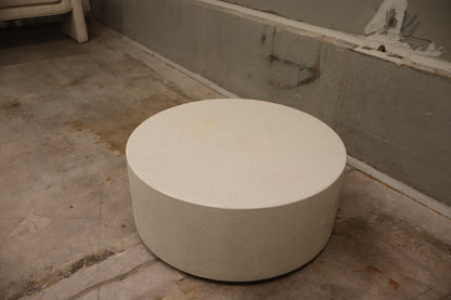 Elements coffee table - Microcement - Off White - round