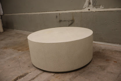 Elements coffee table - Microcement - Off White - round