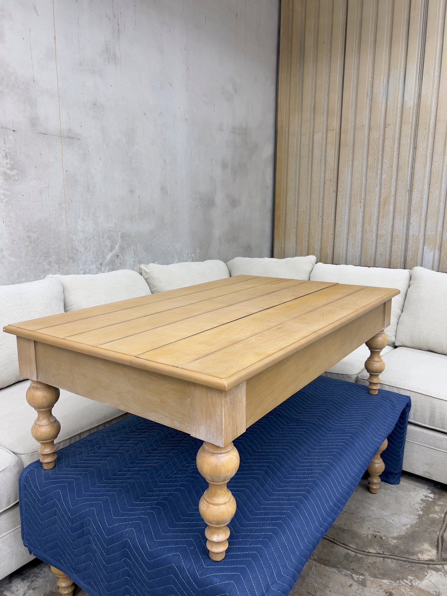 HULALA HOME Wood Lift Top Coffee Table with Storage, Farmhouse