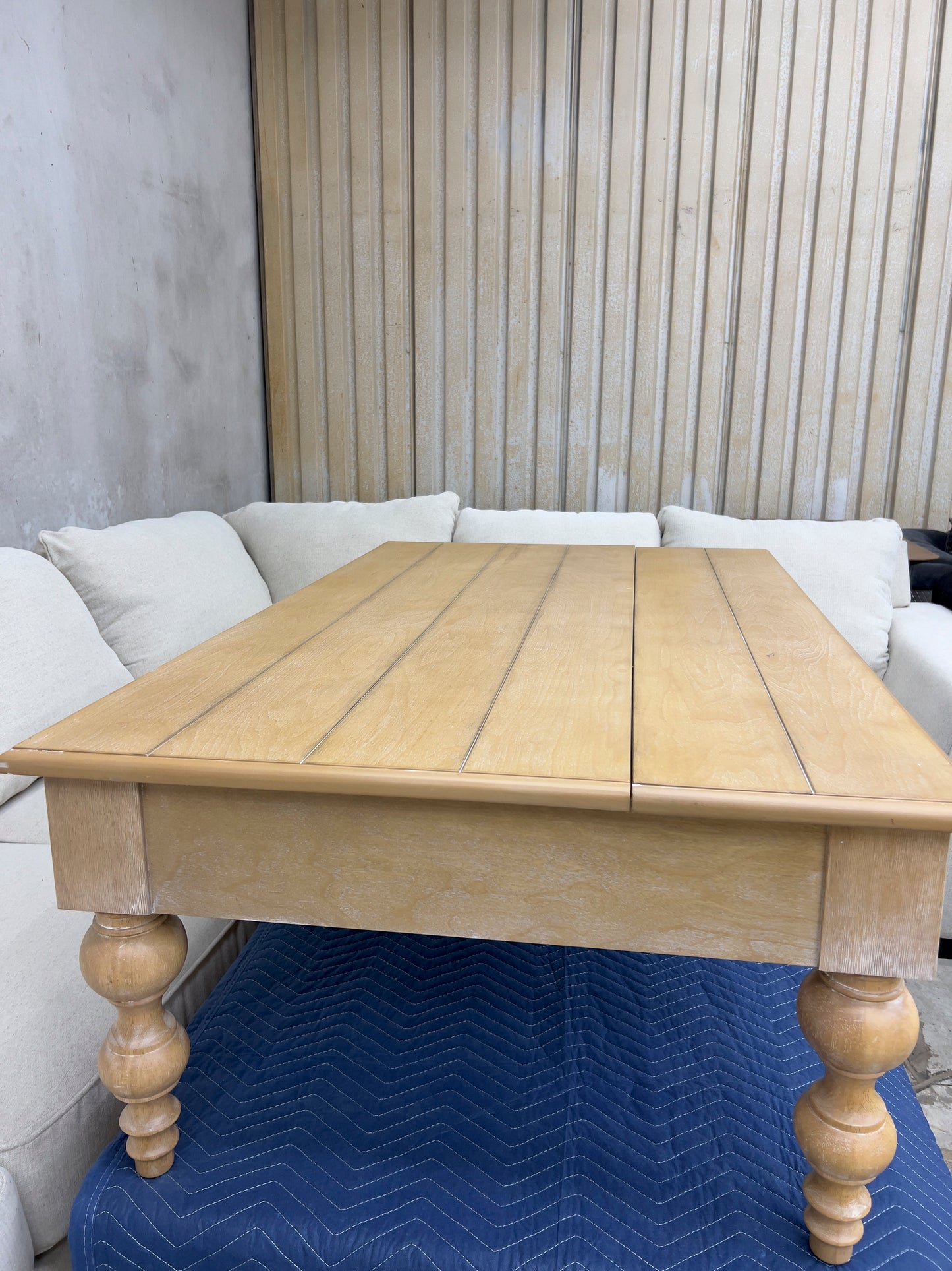 HULALA HOME Wood Lift Top Coffee Table with Storage, Farmhouse