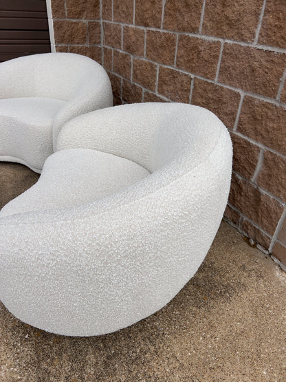 Hyde Cream Boucle Fabric Chair