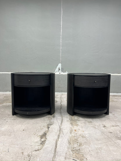 Four Hands Bode Nightstands – Smoked Black (Set of 2)