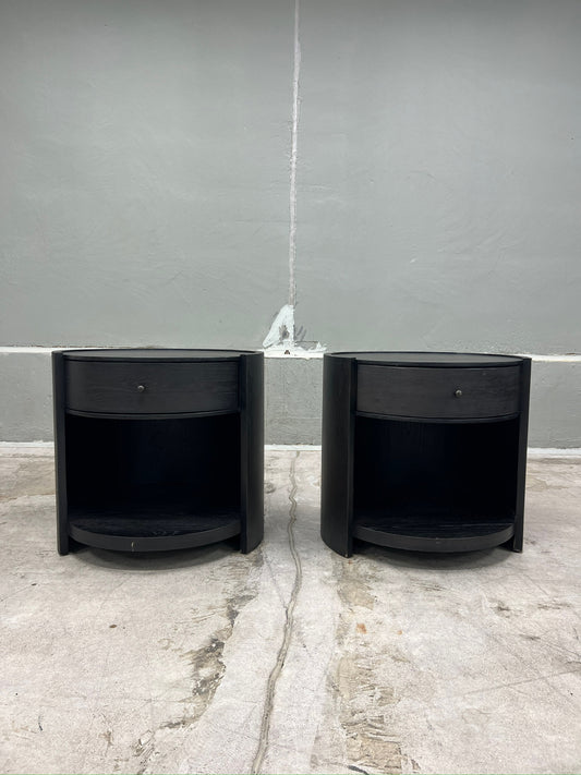 Four Hands Bode Nightstands – Smoked Black (Set of 2)