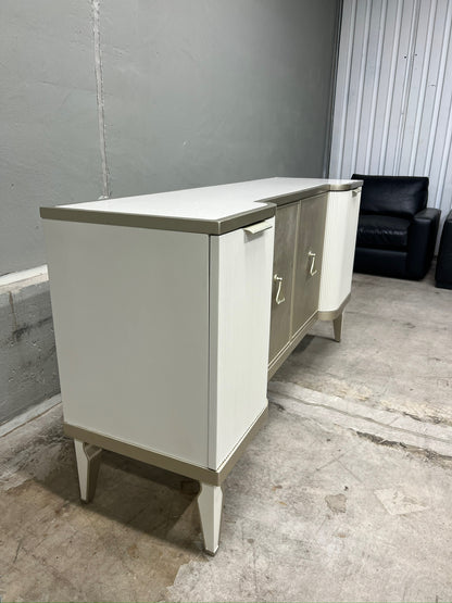 High-end designer sideboard with a luxurysculptural look