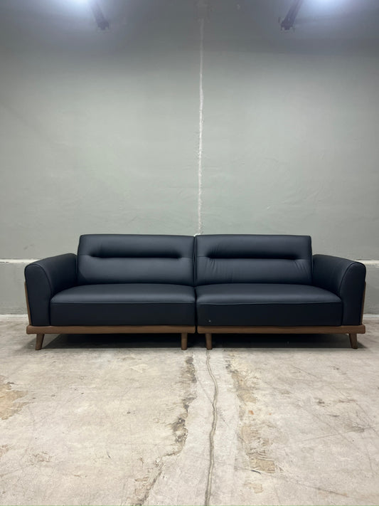 Modern 3-Seater Genuine Leather Sofa  (2piece sofa)