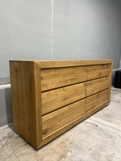 RH RECLAIMED OAK 6- DRAWER DRESSER