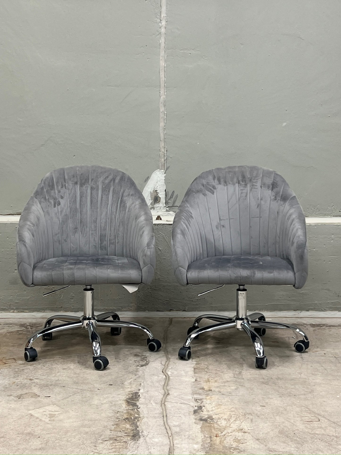 single Gray office chair