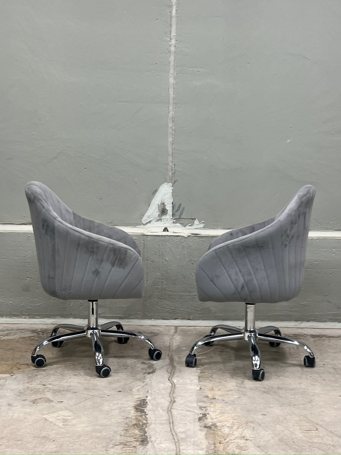 single Gray office chair