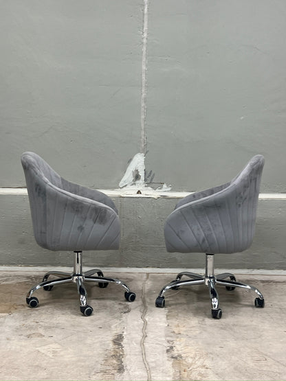 single Gray office chair