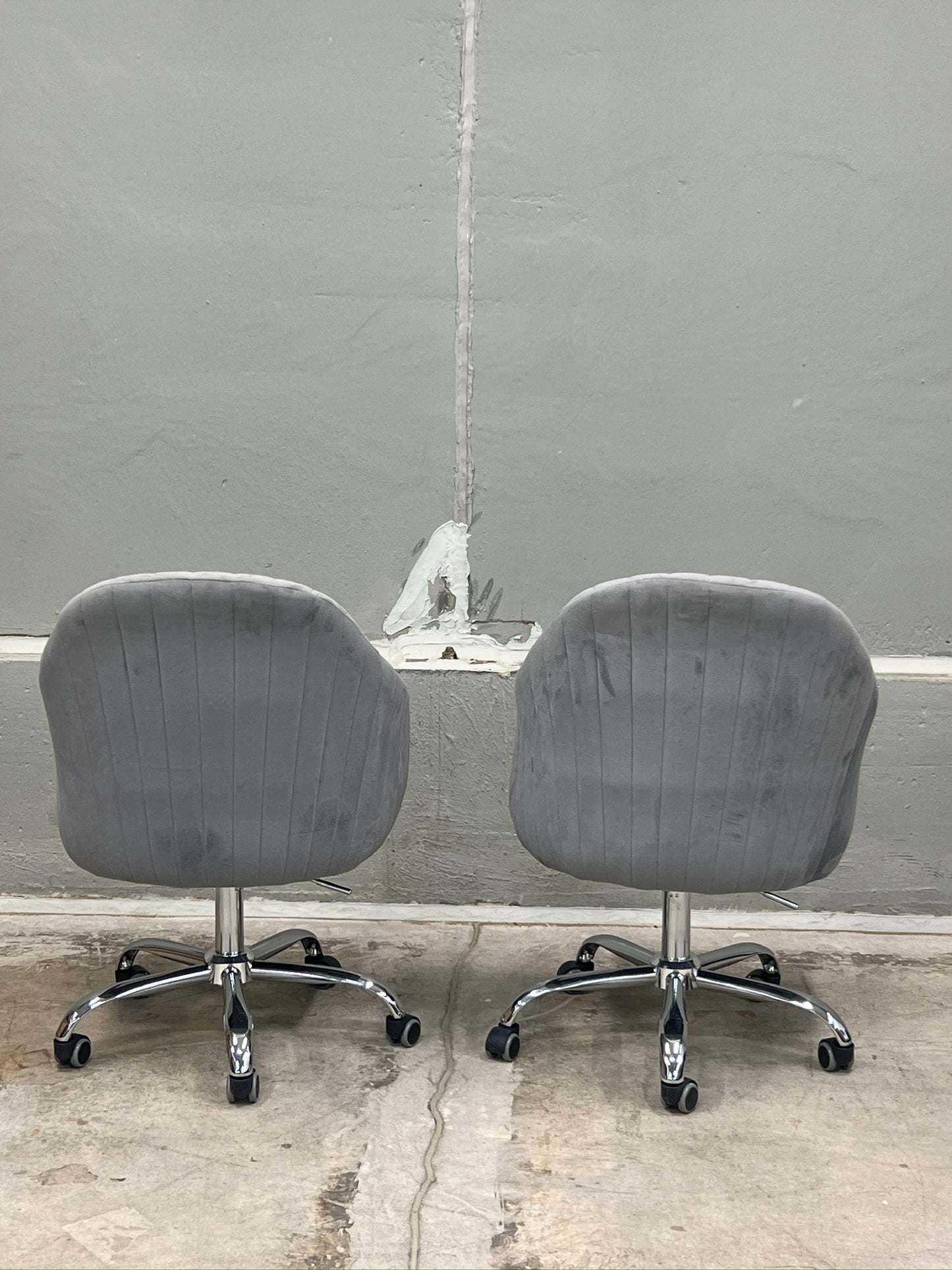 single Gray office chair